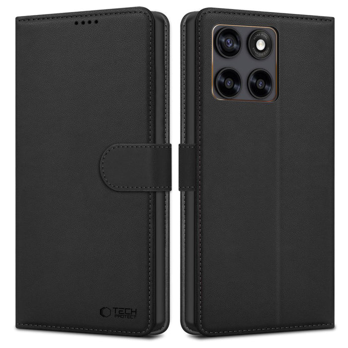 Tech-Protect Wallet Case for Motorola Edge 70 Fusion / Fusion + 5G - Black