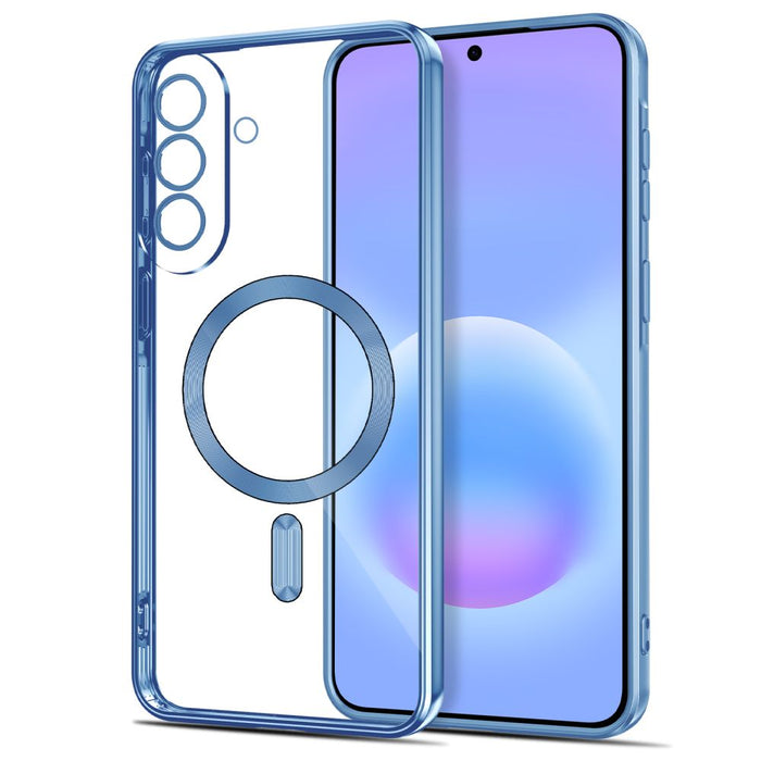 Tech-Protect MagFlex MagSafe Case for Samsung Galaxy A57 5G - Transparent Blue