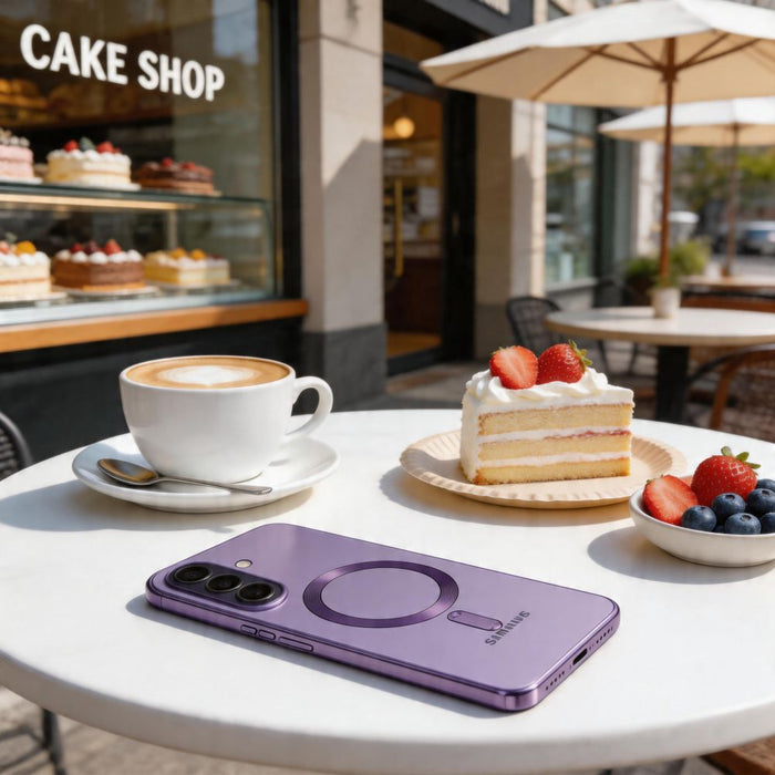 Tech-Protect MagFlex MagSafe Case for Samsung Galaxy A37 5G - Transparent Purple