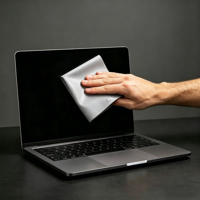 Tech-Protect Polishing Cloth Microfiber Screen Cloth for Laptop 15-16" - Gray