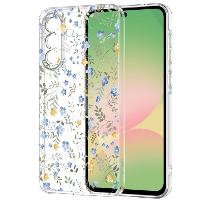 Tech-Protect FlexAir Case for Samsung Galaxy A27 - Transparent Floral