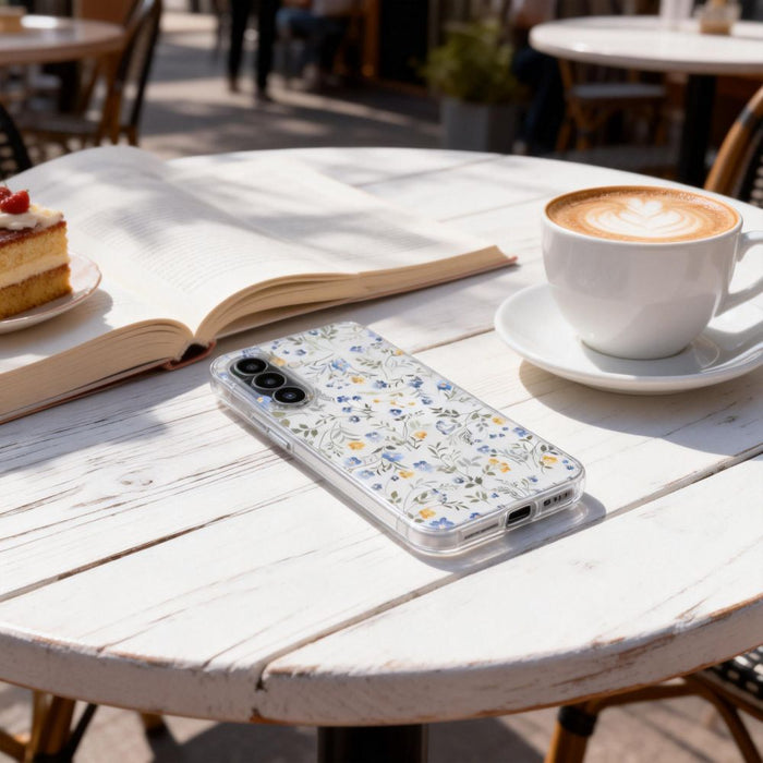 Tech-Protect FlexAir Case for Samsung Galaxy A27 - Transparent Floral