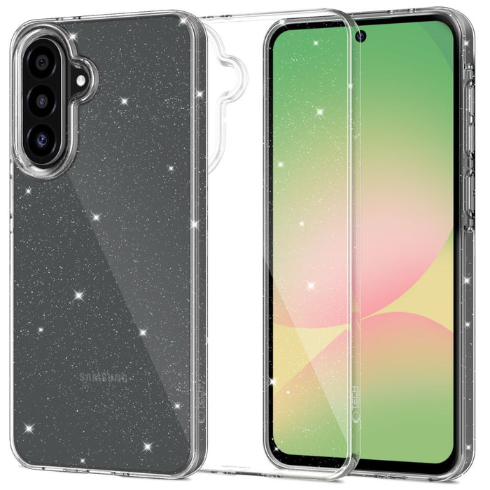 Tech-Protect FlexAir Case for Samsung Galaxy A27 5G - Clear and Glitter