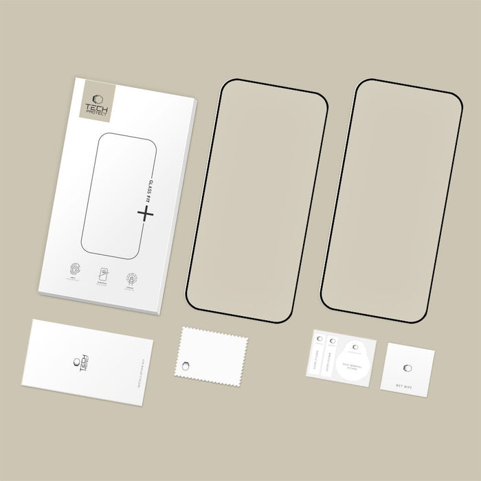 Tech-Protect Glass Fit+ 2-Pack Tempered Glass for Xiaomi 17T - Black