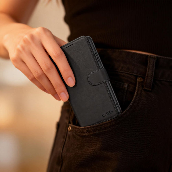 Tech-Protect Wallet Case for Motorola Edge 70 Pro 5G - Black