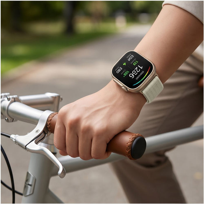 Tech-Protect Nylon Strap for Huawei Watch Fit 3 / 4 / 4 Pro / 5 / 5 Pro - White