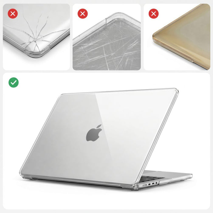 Tech-Protect Softshell Case for MacBook Pro 16" 2021 / 2023 / 2024 / 2025 / 2026 - Transparent