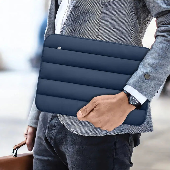 Tech-Protett Fluffy Laptop Bag 13-14 - Navy Blue - Laptop bags<<<HurtelXML