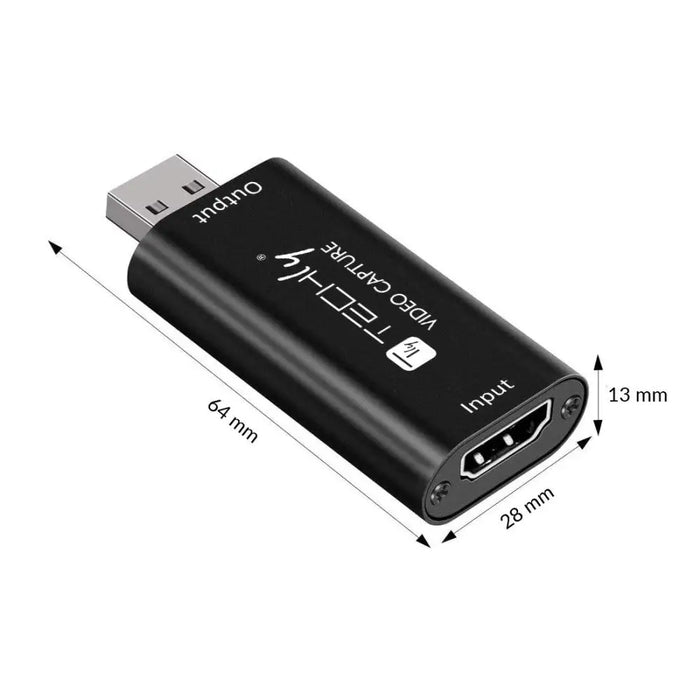 Techly I-USB-VIDEO-1080TY video signal converter 1920 x 1080 pixels - AdaptersKBA-ADA<<<Cables