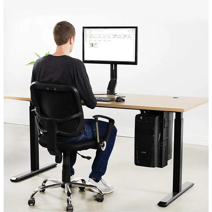 Techly ICA-CS 66 CPU holder Under desk CPU holder Black - MountsKOM-UCH<<<ComputersKOM<<<ActionPL