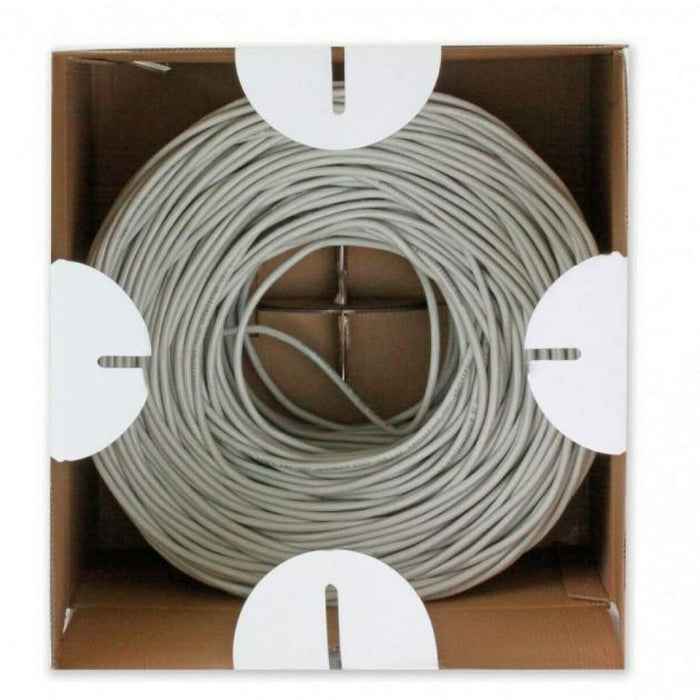 UTP Category 6 Rigid Network Cable Techly ITP9-FLU-0305 Grey 305 m