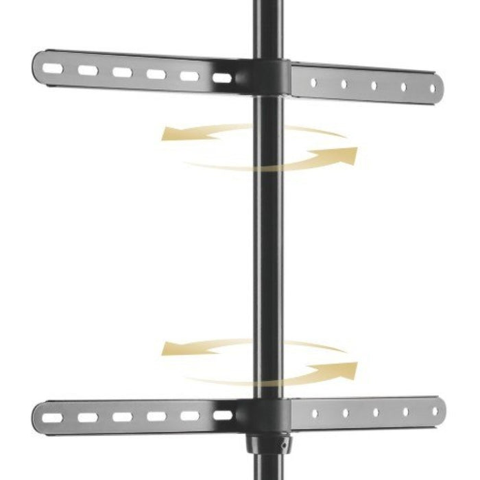 Techly ICA-TR18SAM TV mount 165.1 cm (65") Walnut