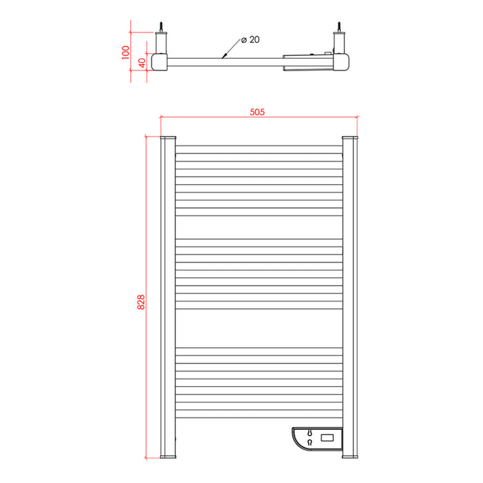 BATHROOM LINER ELECTRIC TEDAN LOREN 500