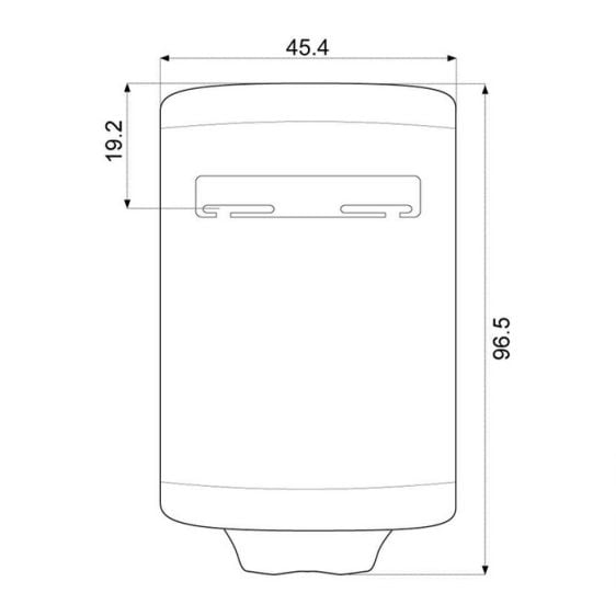 Boiler TEDAN Hydra Pro INOX 100 liters, vertical, stainless, 2 kW