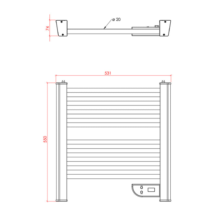 BATHROOM LINER ELECTRIC TEDAN ELLEN300