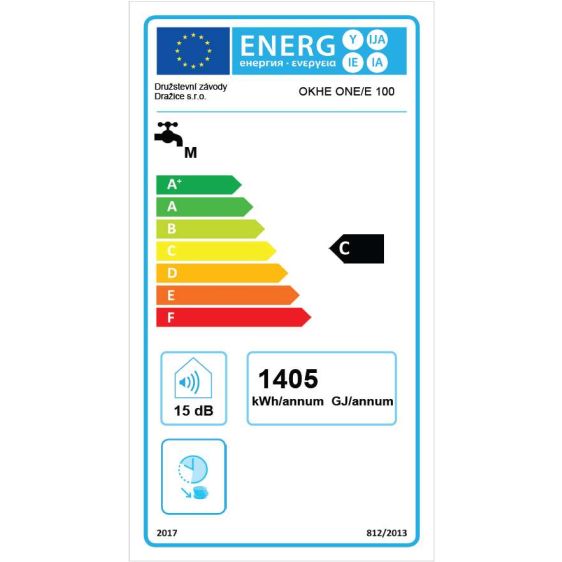 Boiler TEDAN DRAZICE OKHE ONE/E 100, multi-position, 2 kW