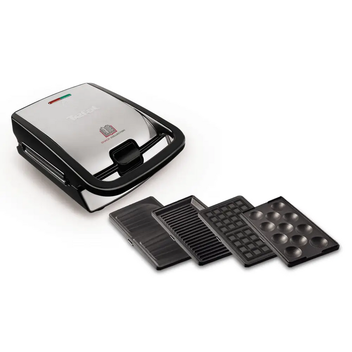 Tefal SW854D sandwich maker 700 W Black Stainless steel - ToastersAGD-OPK<<<Home Appliance - ProductsAGD<<<ActionPL