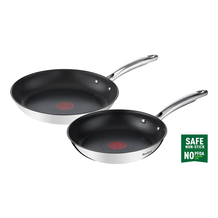 2 PIECE PANS SET G732S255 TEFAL DUETTO