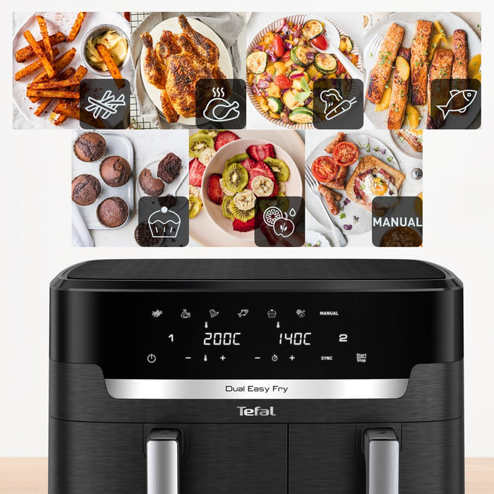 HEALTHY COOKING DEVICE EASY FRY & GRILL XXL BLK TEFAL EY9428E0