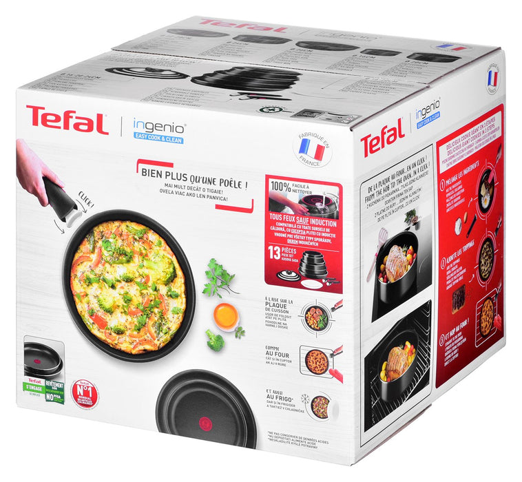 TEFAL Ingenio Easy Cook Clean 13 piece pot set