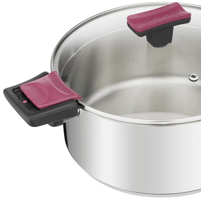 Zestaw garnków TEFAL Cook & Clip 10 elem. G723SA74
