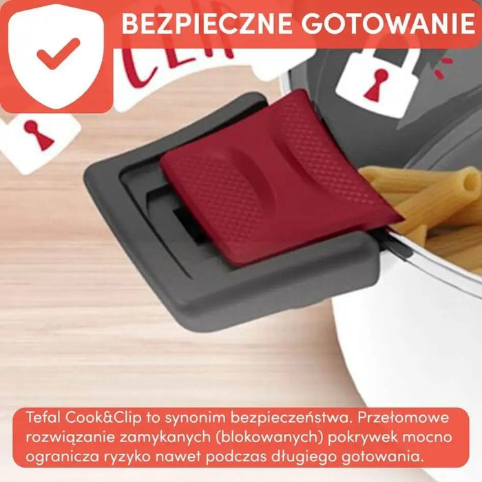 Zestaw garnków TEFAL Cook & Clip 10 elem. G723SA74