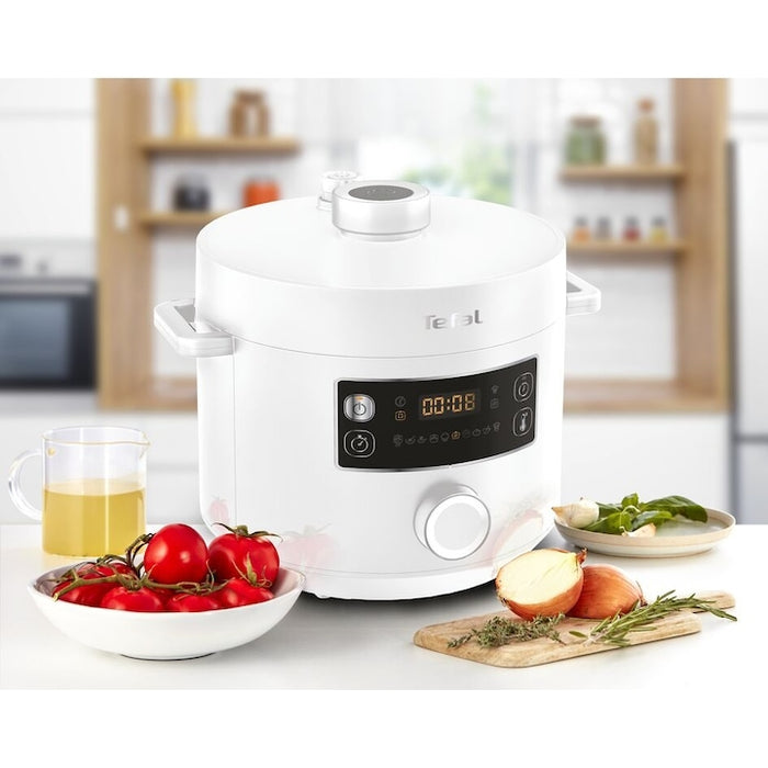 Tefal CY754130, Turbo Cuisine 5L (white), 1090W,  EPC, automatic prg (10) (inlc. Bake, Sous-vide, Slow-Cook, Ferment, Reheat), easy steam release