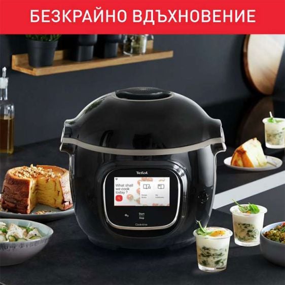 Pressure cooker TEFAL Cook4me touch CY9128, Wifi