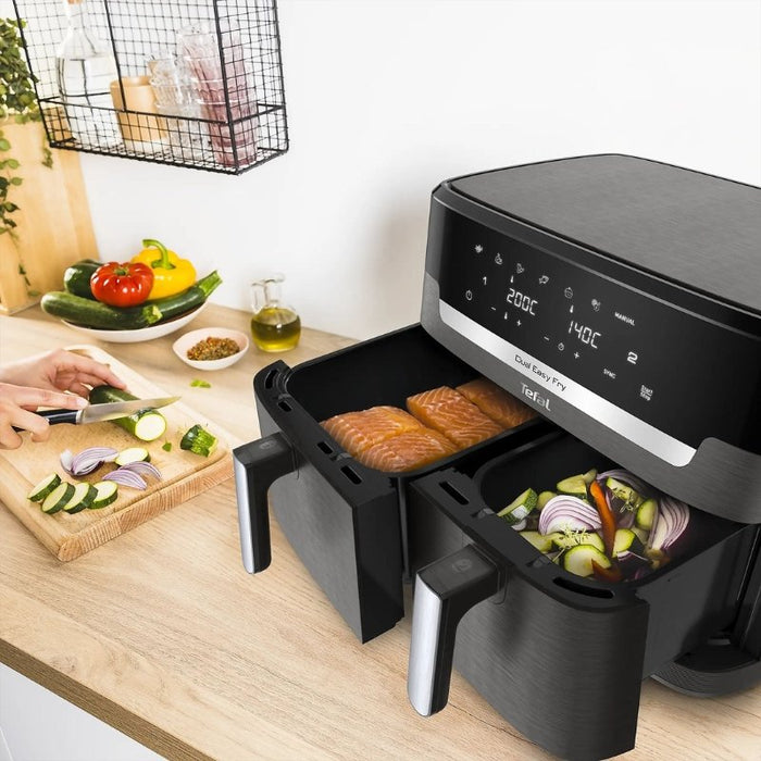 Healthy cooking appliance Tefal EY942HE0 Dual Easy Fry XXL