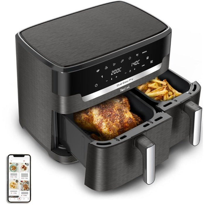 Healthy cooking appliance Tefal EY942HE0 Dual Easy Fry XXL