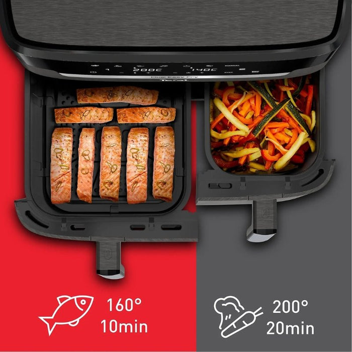 Healthy cooking appliance Tefal EY942HE0 Dual Easy Fry XXL