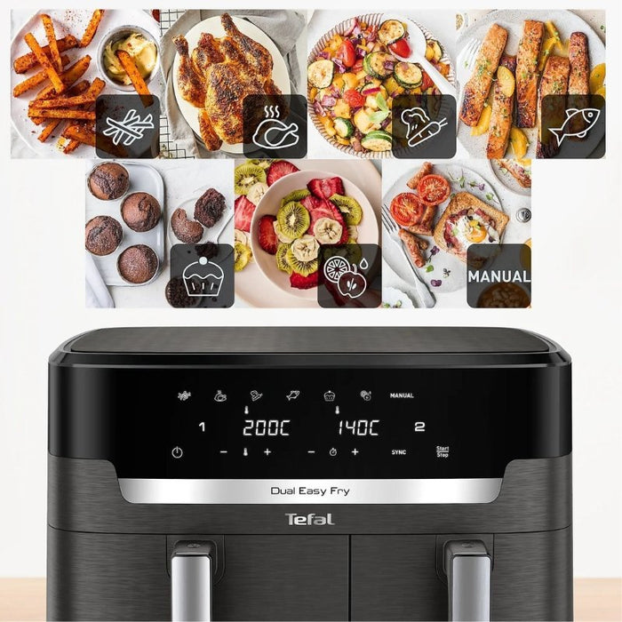 Healthy cooking appliance Tefal EY942HE0 Dual Easy Fry XXL