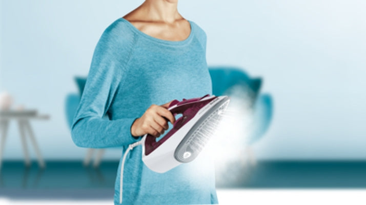Tefal FV2835E0, Express Steam, purple, 2400W, 35g/min, shot 160g/min, AD, water tank 270 ml, Ceramic soleplate