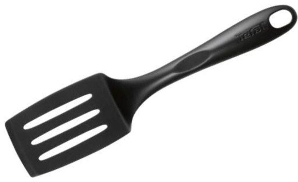 Tefal 2745112, Bienvenue, Little spatula, Kitchen tool, With holes, Up to 220°C, Dishwasher safe, black