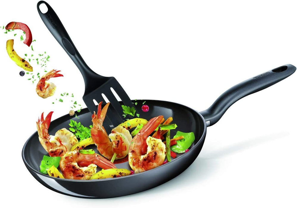 Tefal 2743712, Bienvenue, Slotted spatula, Kitchen tool, With holes, Up to 220°C, Dishwasher safe, black