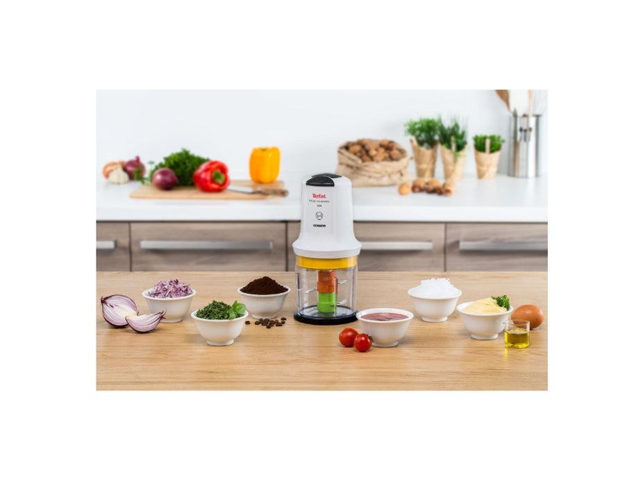 Tefal MQ723138, Moulinette 6 in 1, 500W, 4 blades, 2 speeds, 500ML, oil tank
