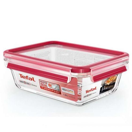 Food box TEFAL N1041010 MSEAL 1.3L, glass