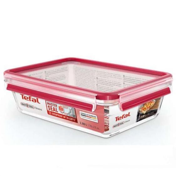 Food box TEFAL N1041110 MSEAL 2.0L, glass