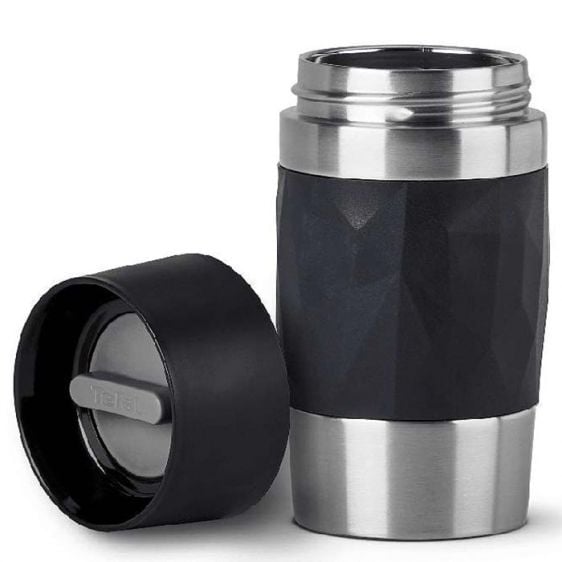 Thermal mug TEFAL N2160110 Travel Mug Compact 0.3l black