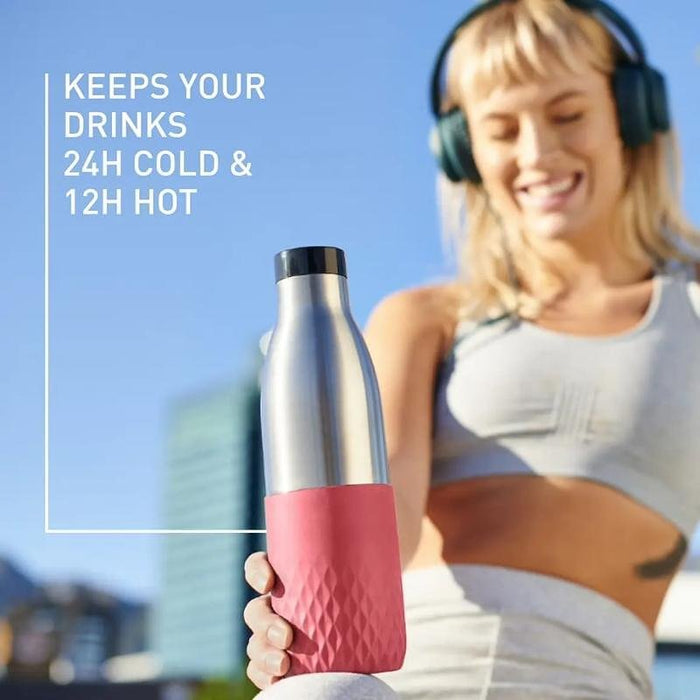Thermos cup Tefal N3110810 BLUDROP QP 0.5L SLVE CORAL