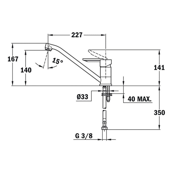 KITCHEN MIXER TEKA MF-2 CHROME