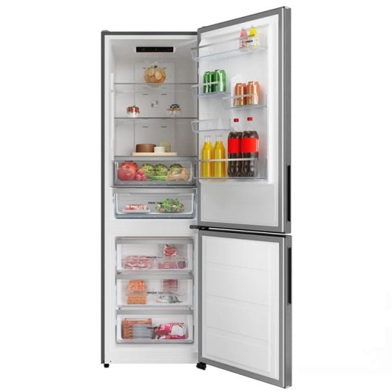 Refrigerator with freezer TEKA RBF 54640 SS, 310 l, Total No Frost, 188 cm, stainless steel