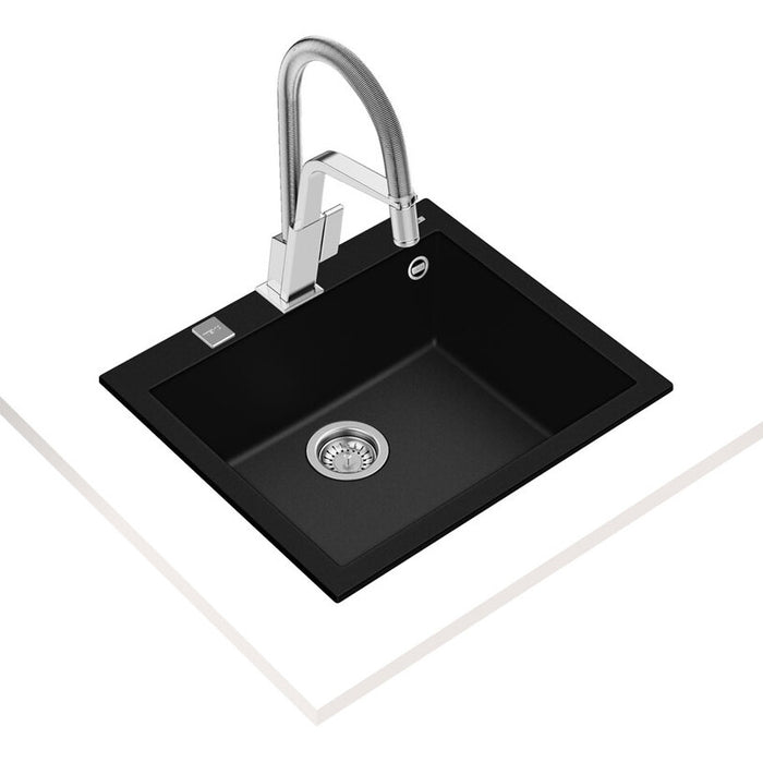 KITCHEN SINK TEKA FORSQUARE 50.40 BLACK