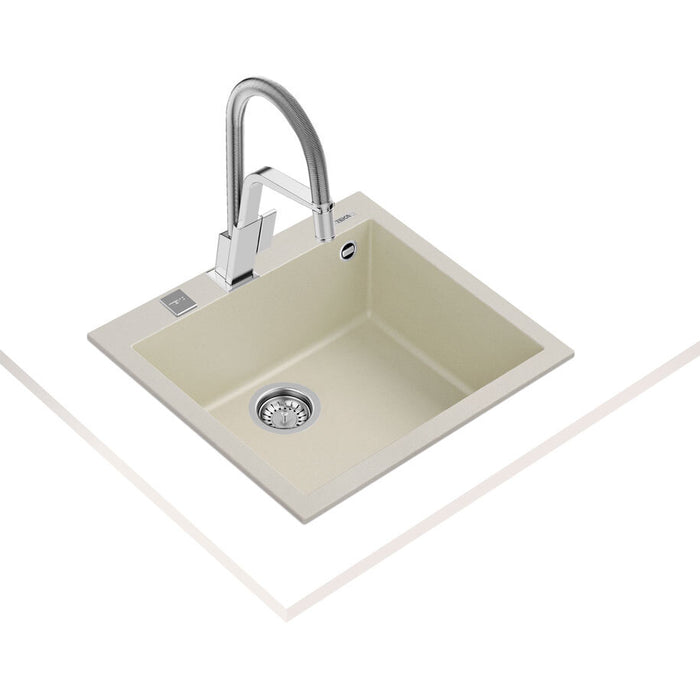 KITCHEN SINK TEKA FORSQUARE 50.40TG CREAM
