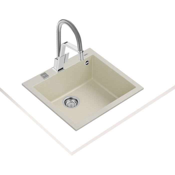 KITCHEN SINK TEKA FORSQUARE 50.40TG CREAM