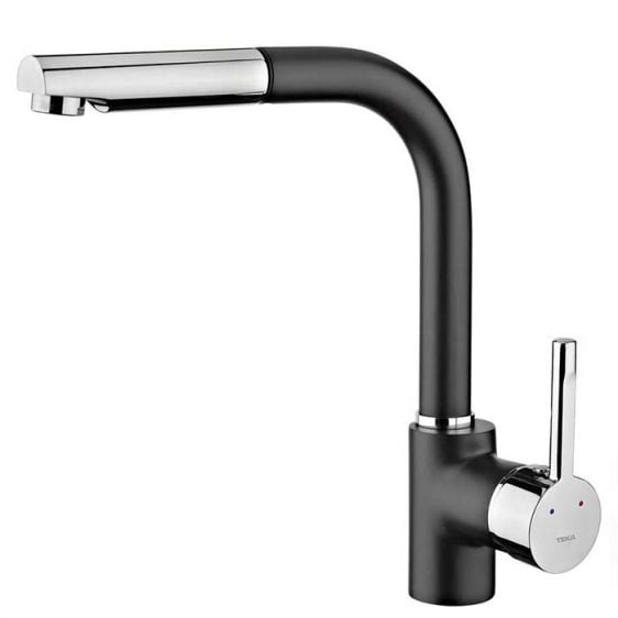 Water faucet TEKA Ares 938 Pull-out BLACK