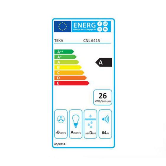 Built-in hood TEKA CNL 6415 black, 385 m³/h, 60 cm 40436812