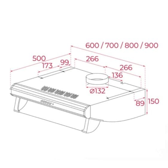 TEKA C 6420 white hood 40465531
