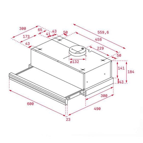 Built-in hood TEKA CNL 6415 PLUS STAINLESS STEEL
