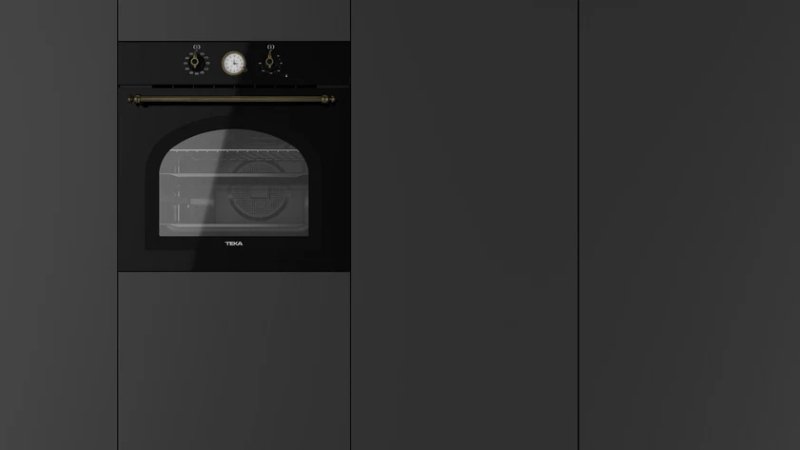 Built-in oven TEKA HRB 6300 anthracite / brass
